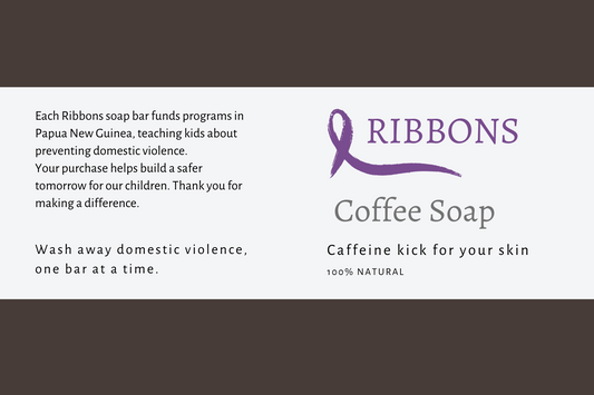 Ribbons Coffee Soap